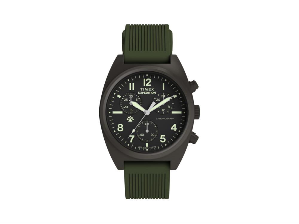 Reloj de Cuarzo Timex Expedition Capstone, Negro, 41 mm, Cronógrafo, TW2Y61100