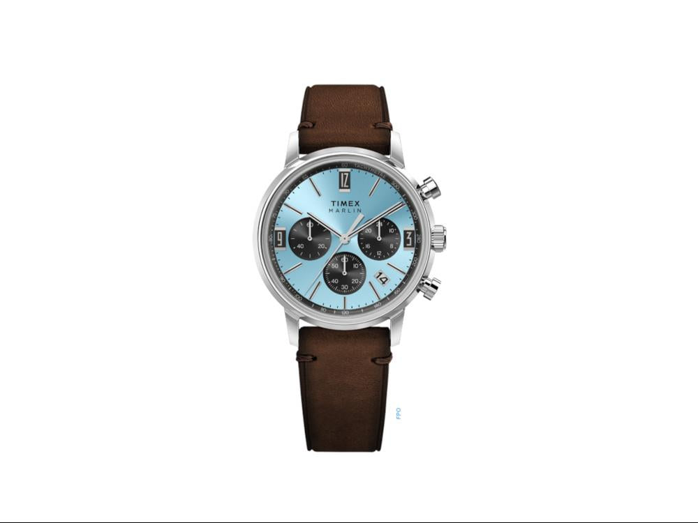 Reloj de Cuarzo Timex Marlin, Azul, 40 mm, Cronógrafo, TW2Y66600