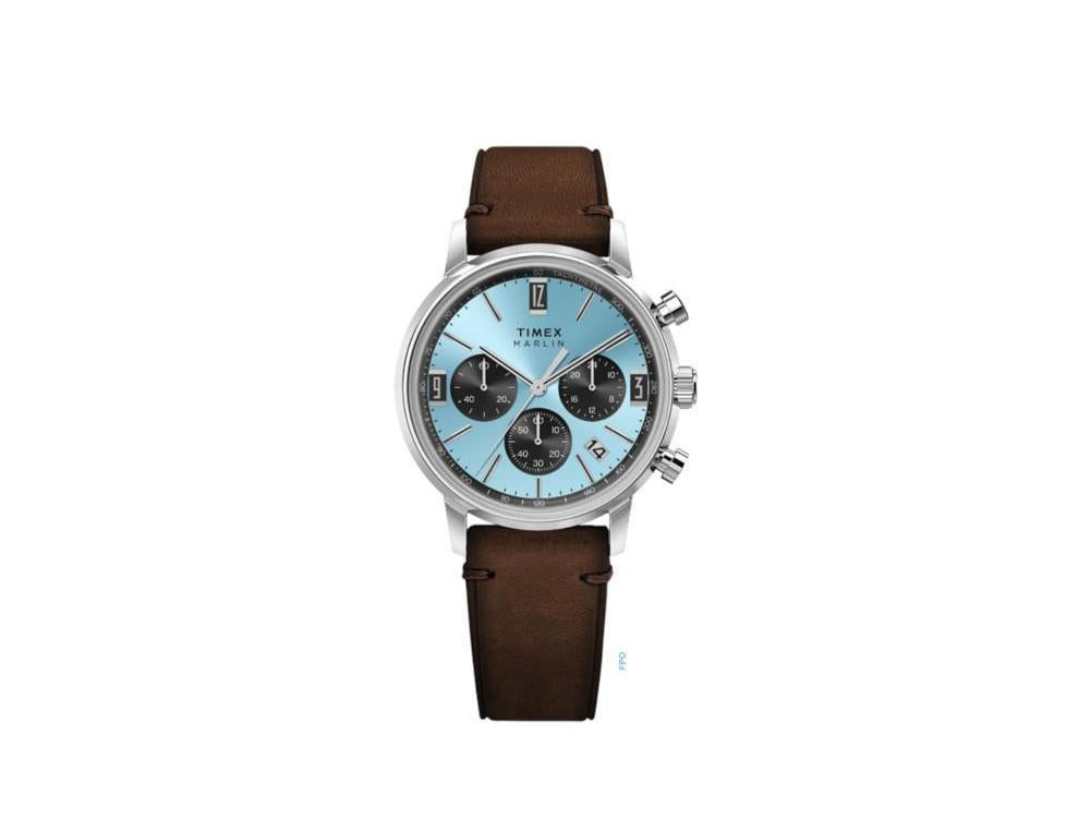 Reloj de Cuarzo Timex Marlin, Azul, 40 mm, Cronógrafo, TW2Y66600