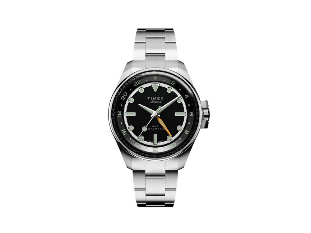 Reloj Automático Timex Atelier GMT24 M1a, Negro, 40 mm, TW2Y72300