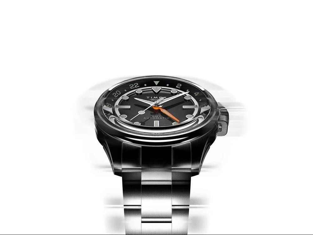 Reloj Automático Timex Atelier GMT24 M1a, Negro, 40 mm, TW2Y72300