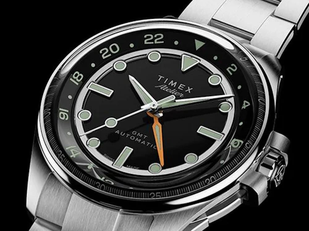 Reloj Automático Timex Atelier GMT24 M1a, Negro, 40 mm, TW2Y72300