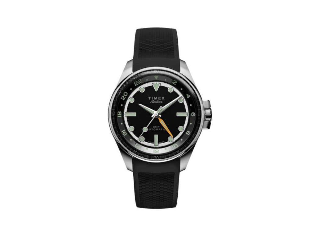 Reloj Automático Timex Atelier GMT24 M1a, Negro, 40 mm, TW2Y72400