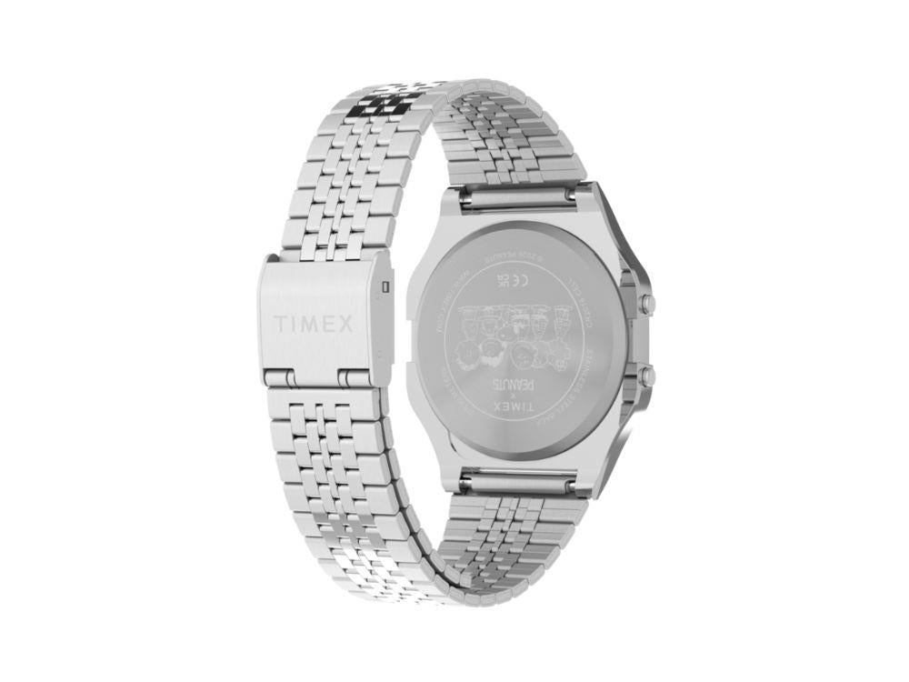 Reloj de Cuarzo Timex T80 Peanuts, Latón, Azul, 34 mm, TW2Y76700