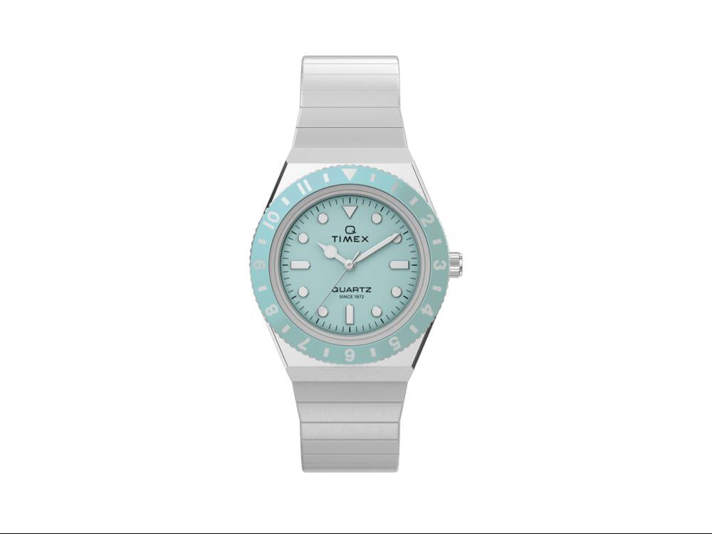 Reloj de Cuarzo Timex Q Timex, Azul, 30 mm, TW2Y77300