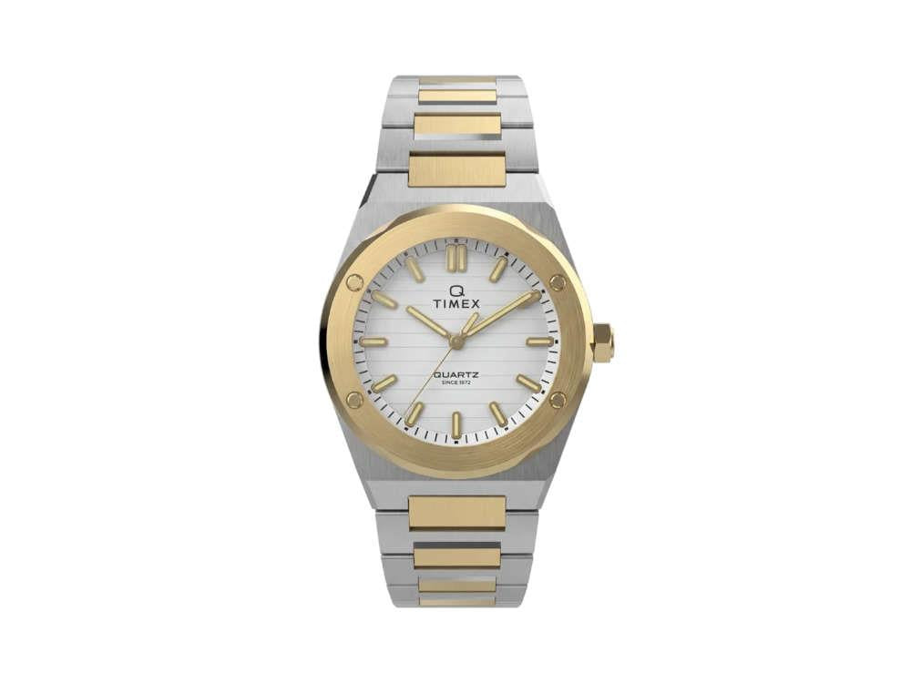 Reloj de Cuarzo Timex Q Timex Marbella, Plata, 34 mm, TW2Y81900