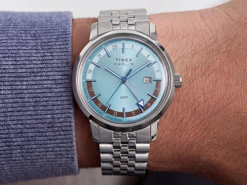 Reloj de Cuarzo Timex Marlin, Azul Celeste , 40 mm, TW2Y84100