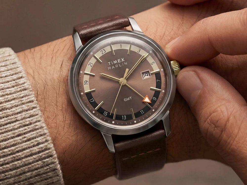Reloj de Cuarzo Timex Marlin, Marrón, 40 mm, TW2Y84200