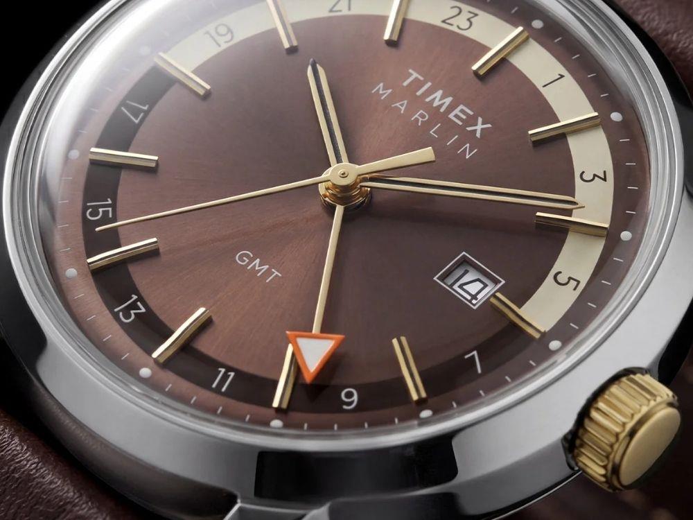 Reloj de Cuarzo Timex Marlin, Marrón, 40 mm, TW2Y84200