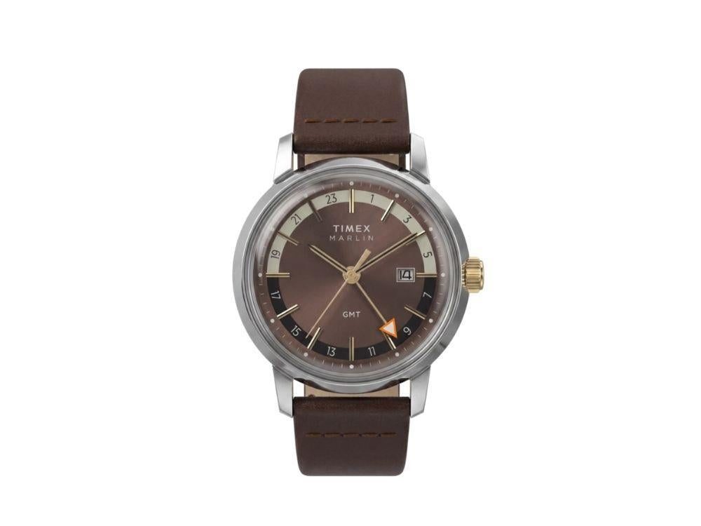 Reloj de Cuarzo Timex Marlin, Marrón, 40 mm, TW2Y84200