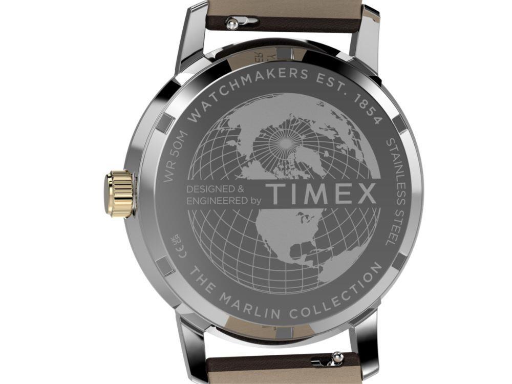 Reloj de Cuarzo Timex Marlin, Marrón, 40 mm, TW2Y84200