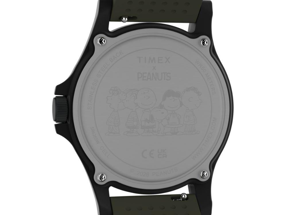 Reloj de Cuarzo Timex  Peanuts Expedition Acadia, Verde, 40 mm, TW2Y84600