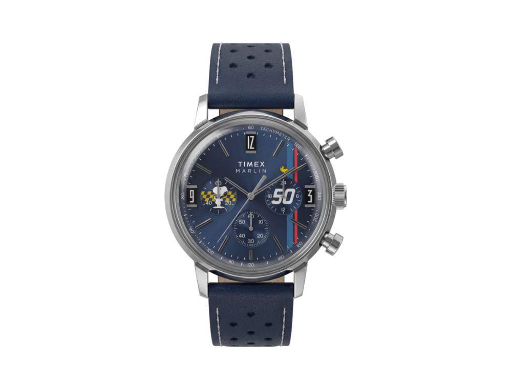 Reloj de Cuarzo Timex Peanuts Marlin, Azul, 40 mm, TW2Y85300