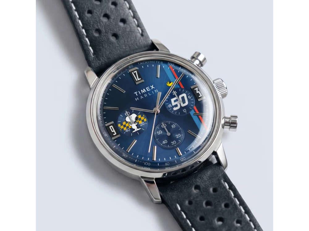 Reloj de Cuarzo Timex Peanuts Marlin, Azul, 40 mm, TW2Y85300