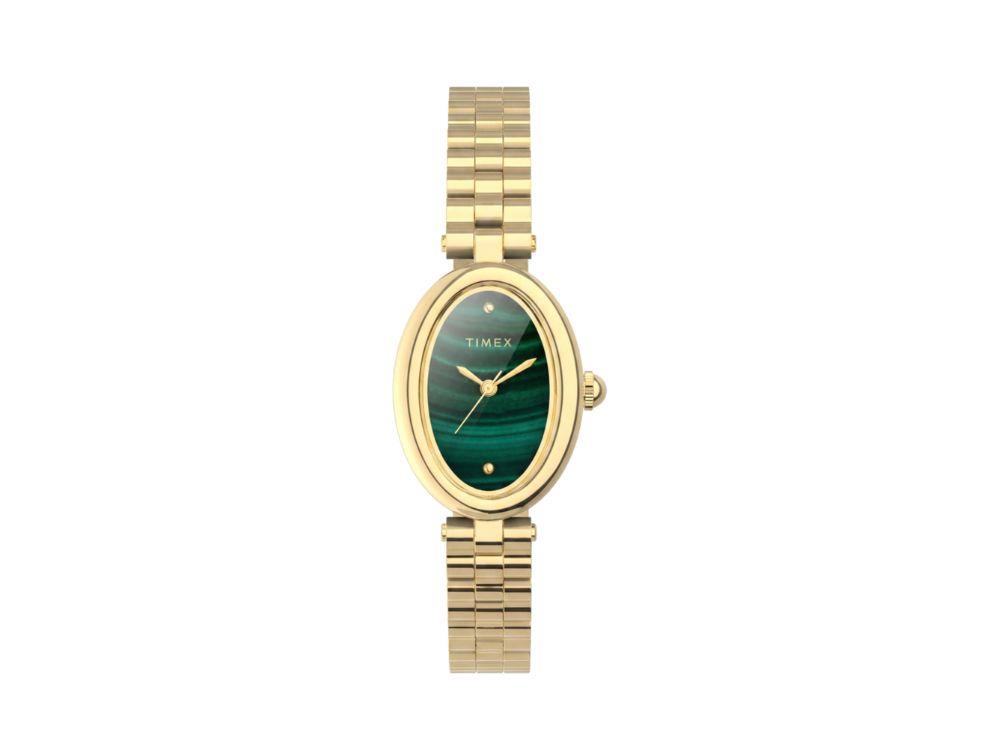 Reloj de Cuarzo Timex Cavatina Main Line Luxe, Verde, 22 mm, TW2Y86100