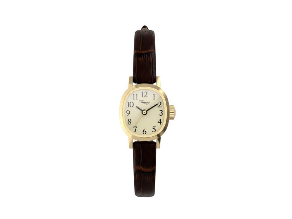 Reloj de Cuarzo Timex Cavatina Main Line, Latón, Beige, TW2Y87700