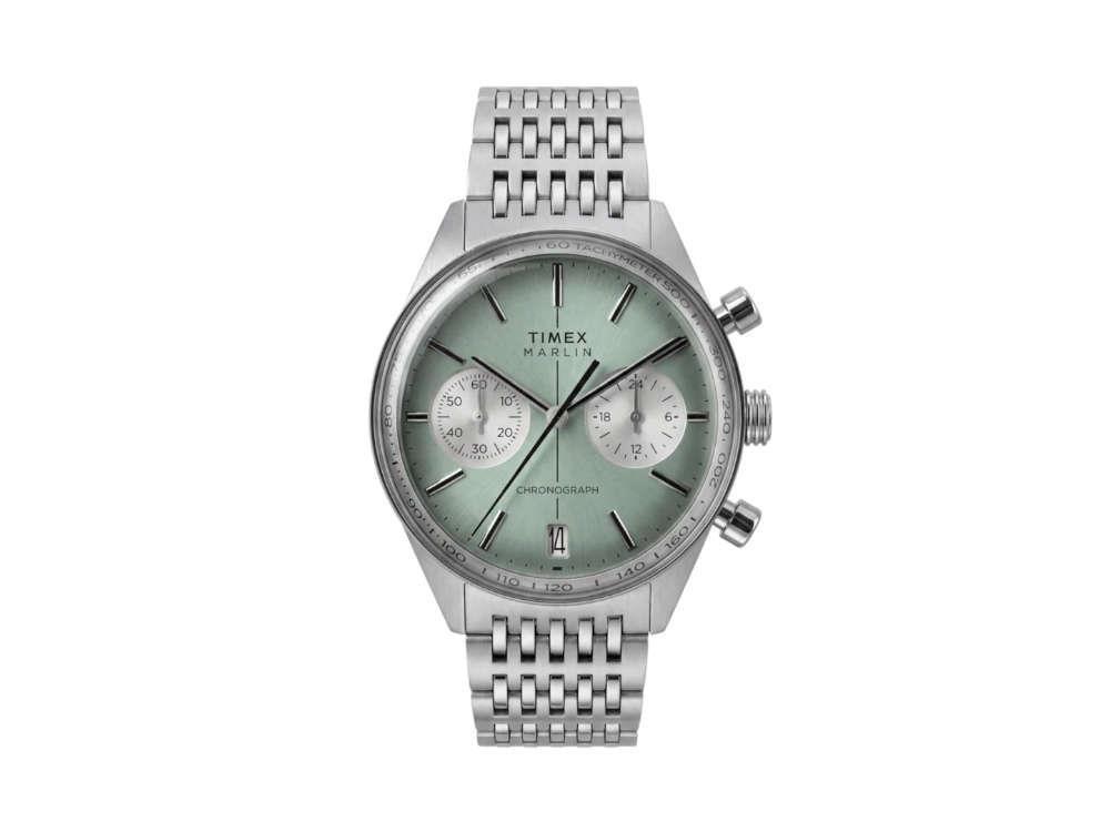Reloj de Cuarzo Timex Marlin Jet, Verde, 40 mm, Cronógrafo, TW2Y89800