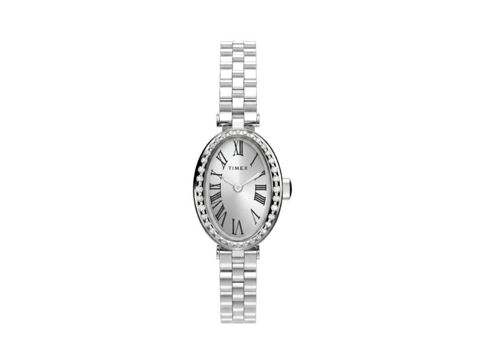 Reloj de Cuarzo Timex Cavatina Main Line, Latón, Plata, TW2Y90000