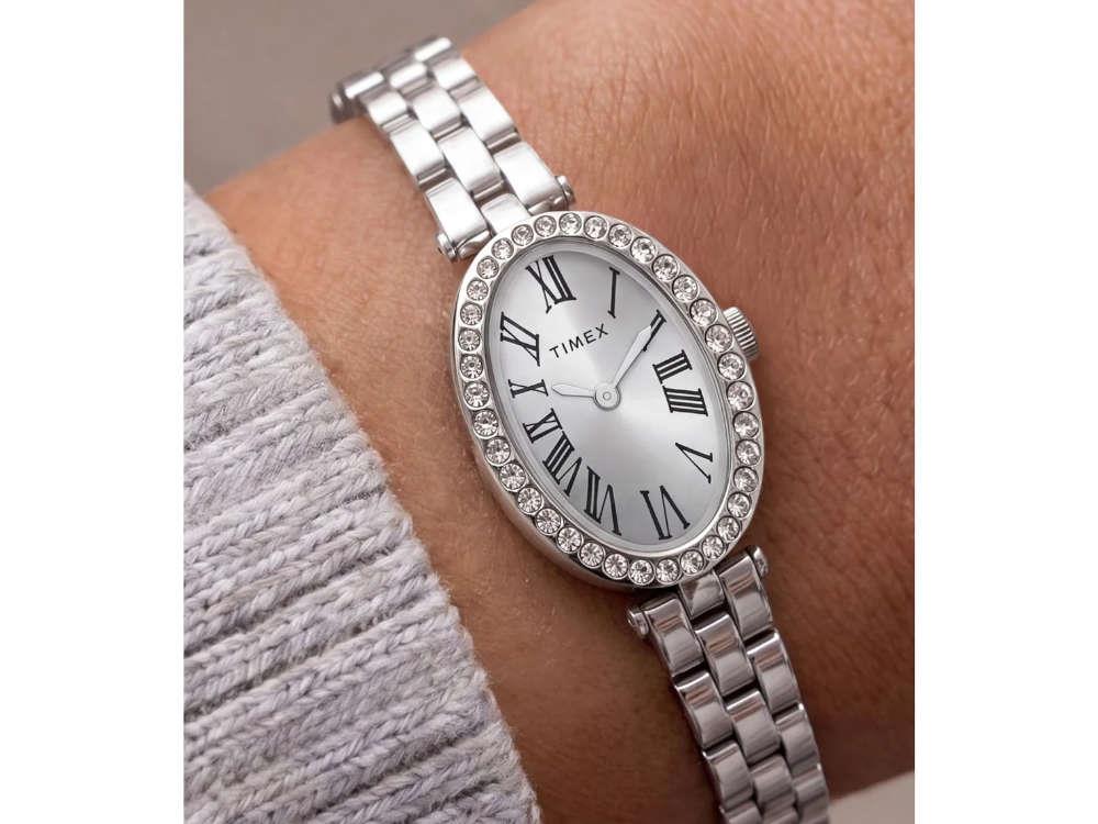 Reloj de Cuarzo Timex Cavatina Main Line, Latón, Plata, TW2Y90000