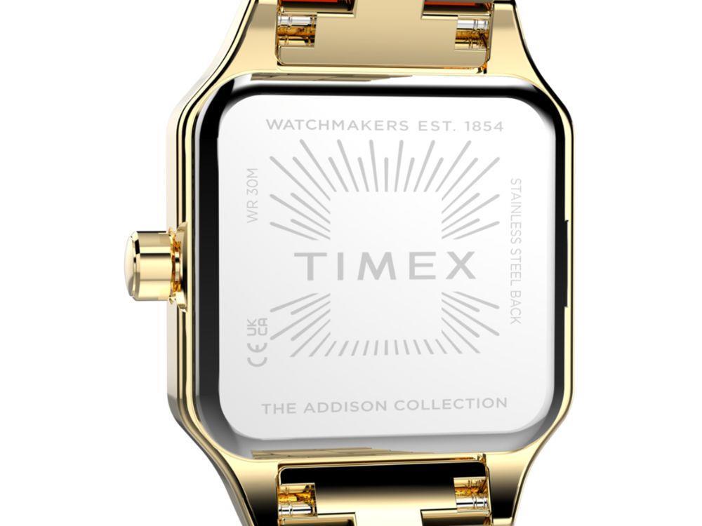 Reloj de Cuarzo Timex Trend Addison, Latón, Plata, TW2Y90500