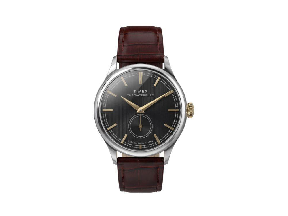 Reloj de Cuarzo Timex The Waterbury Classic, Negro, 39 mm, TW2Y92100