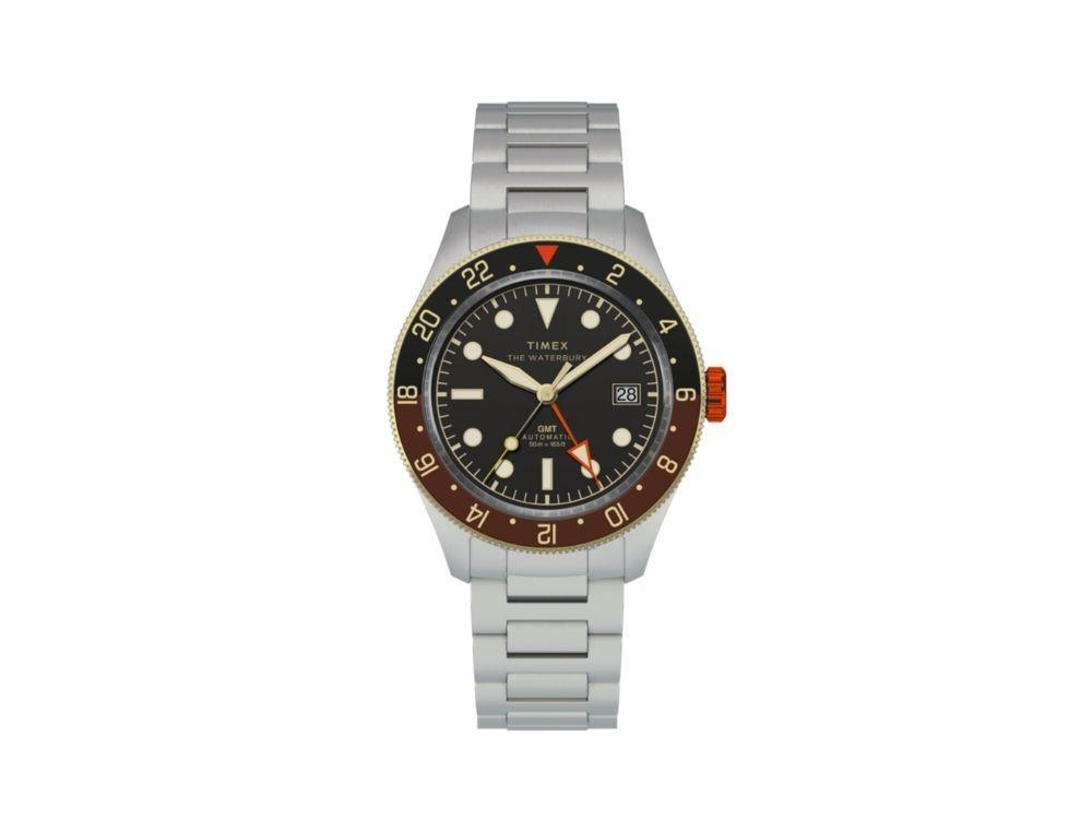 Reloj Automático Timex The Waterbury Heritage, Negro, 41.5 mm, TW2Y93500
