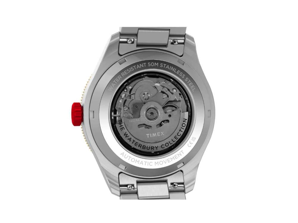 Reloj Automático Timex The Waterbury Heritage, Negro, 41.5 mm, TW2Y93500
