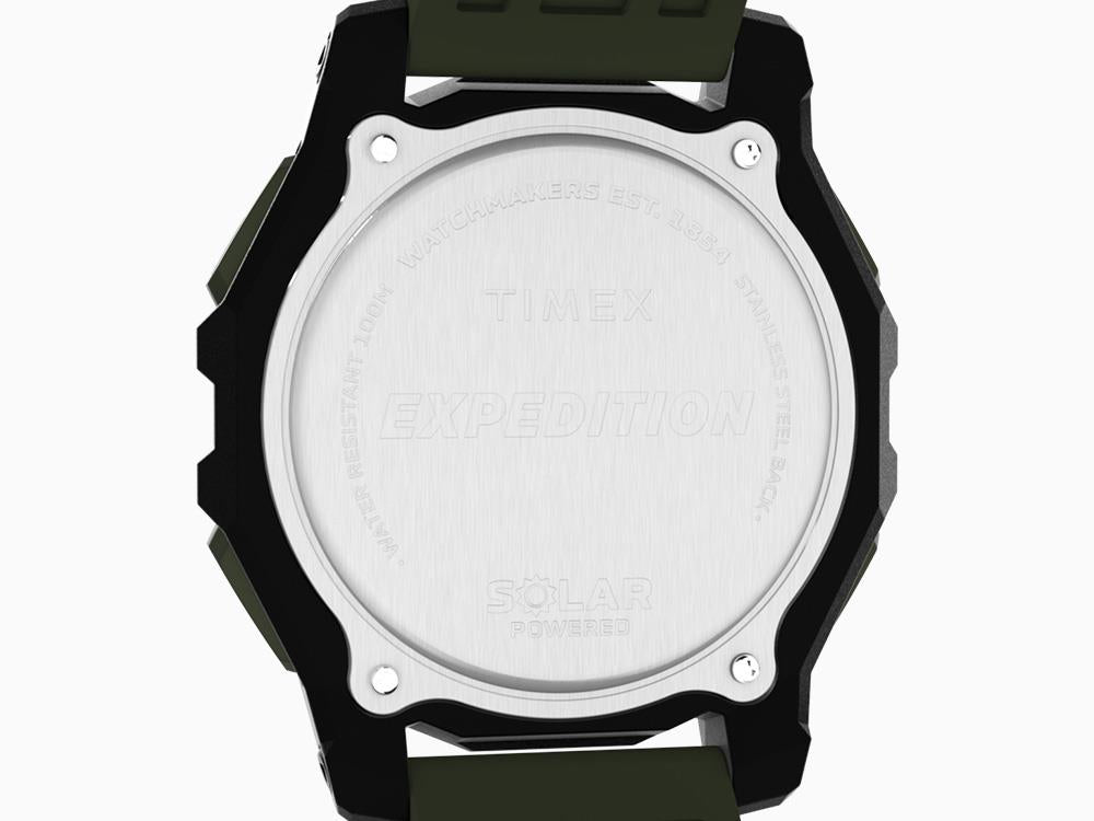 Reloj de Cuarzo Timex Expedition Ridge Solar, Negro, 49 mm, TW4B33700