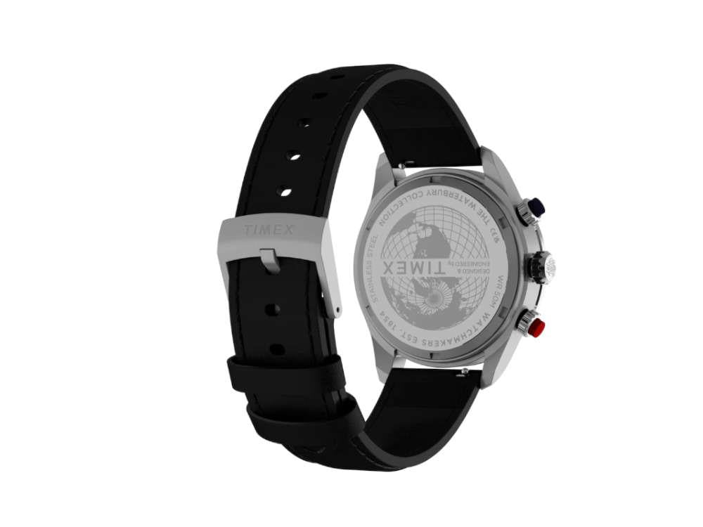 Reloj de Cuarzo Timex Waterbury Heritage America 250, Negro, 39 mm, TW6A06000