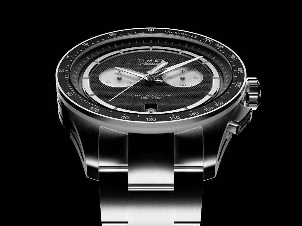 Reloj de Cuarzo Timex Atelier Chronograph M1q, Negro, 40 mm, TW6A06900