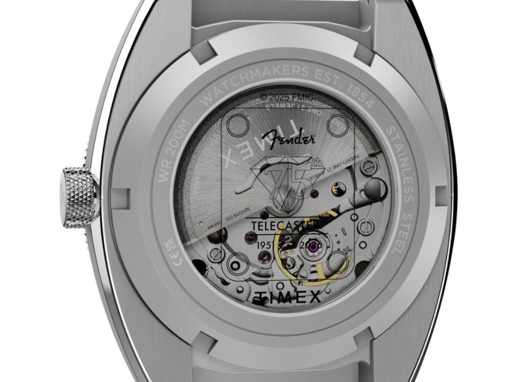 Reloj Automático Timex x Fender Marrón, 41 mm, Edición especial, TW6A14600
