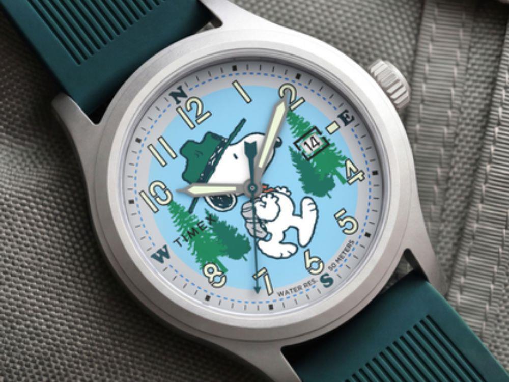 Reloj de Cuarzo Timex Peanuts Time Expedition Scout, Azul, 40 mm, TW2Y84800
