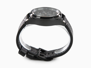 Reloj de Cuarzo TW Steel Volante, Gris, 48 mm, Correa de piel, 10 atm, SVS309