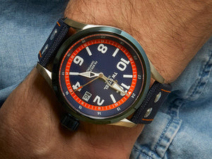 Reloj de Cuarzo TW Steel WRC, Azul, 45 mm, Correa textil, 10 atm, VS92