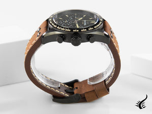 Reloj de Cuarzo TW Steel Chrono Sport, Negro, 46 mm, Piel, 10 atm, CHS1
