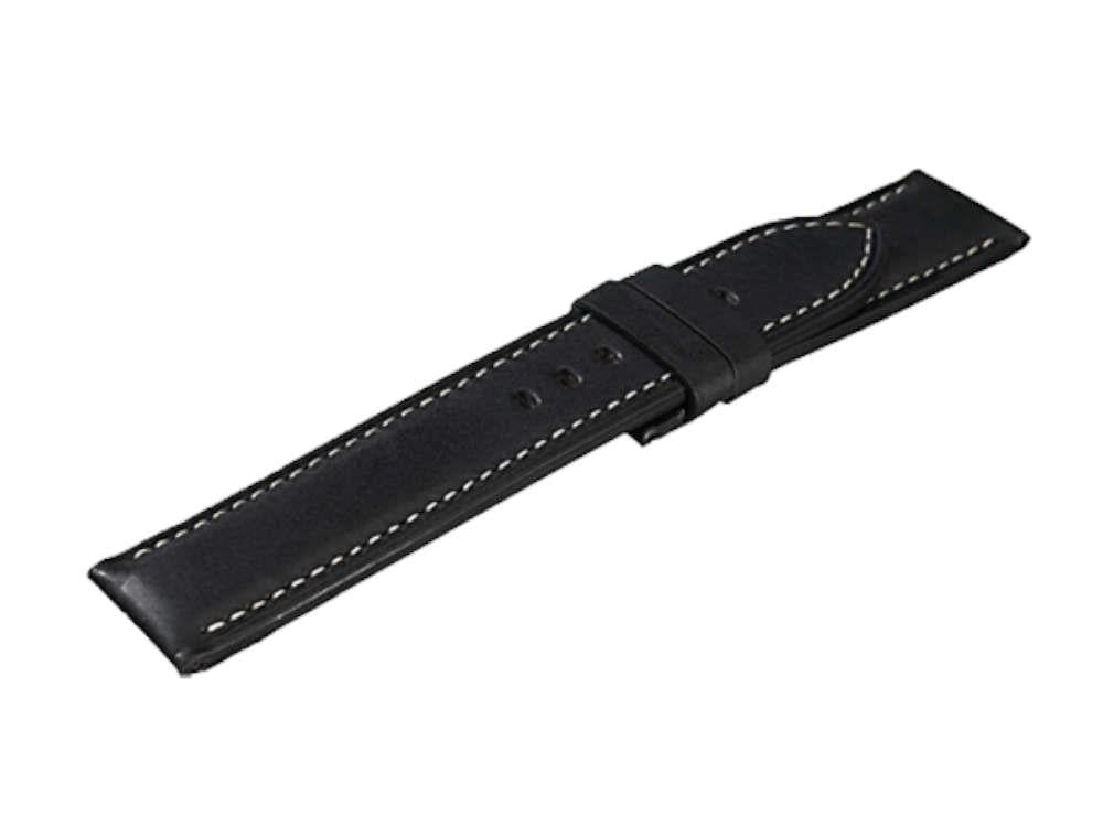 Correa U-Boat Accesorios, Piel, Negro, 22mm, 7935/Z