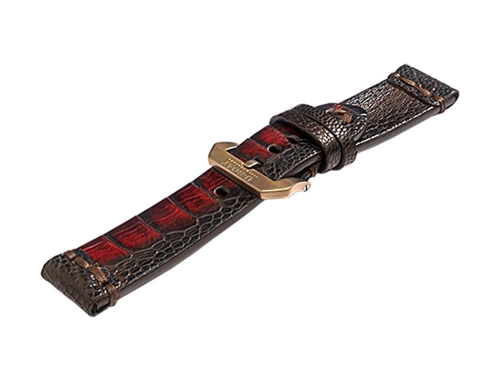 Correa U-Boat Accesorios, Piel, Marrón, 23mm., Acero Inoxidable, 3019