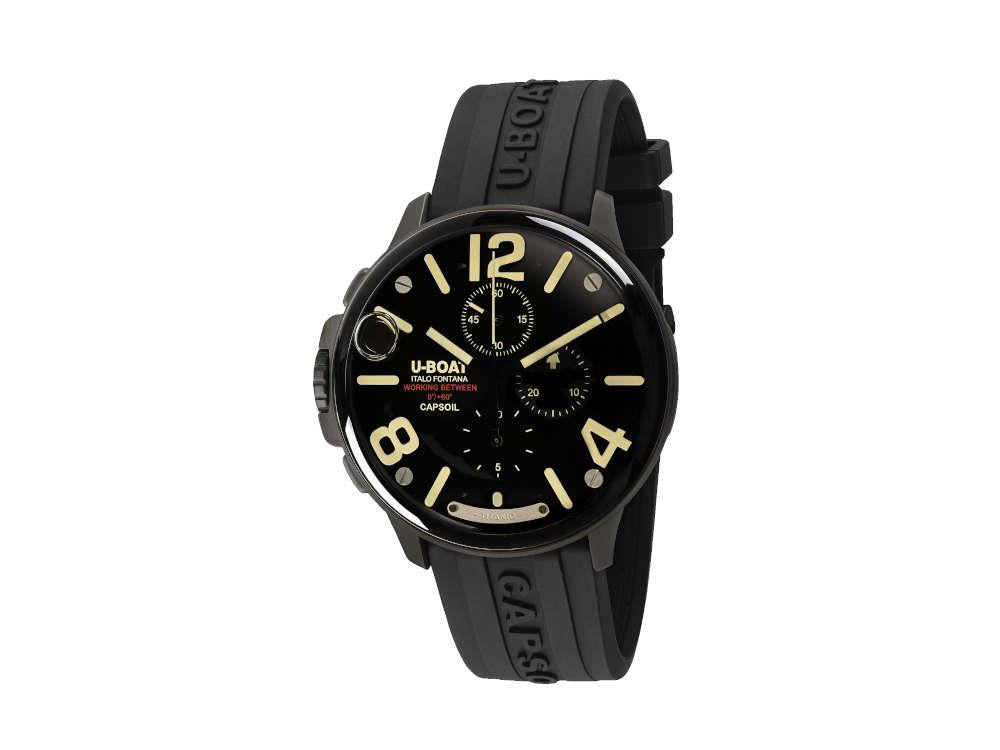 Reloj de Cuarzo U-Boat Capsoil Chrono, Titanio, 45 mm, Edición Limitada, 8897