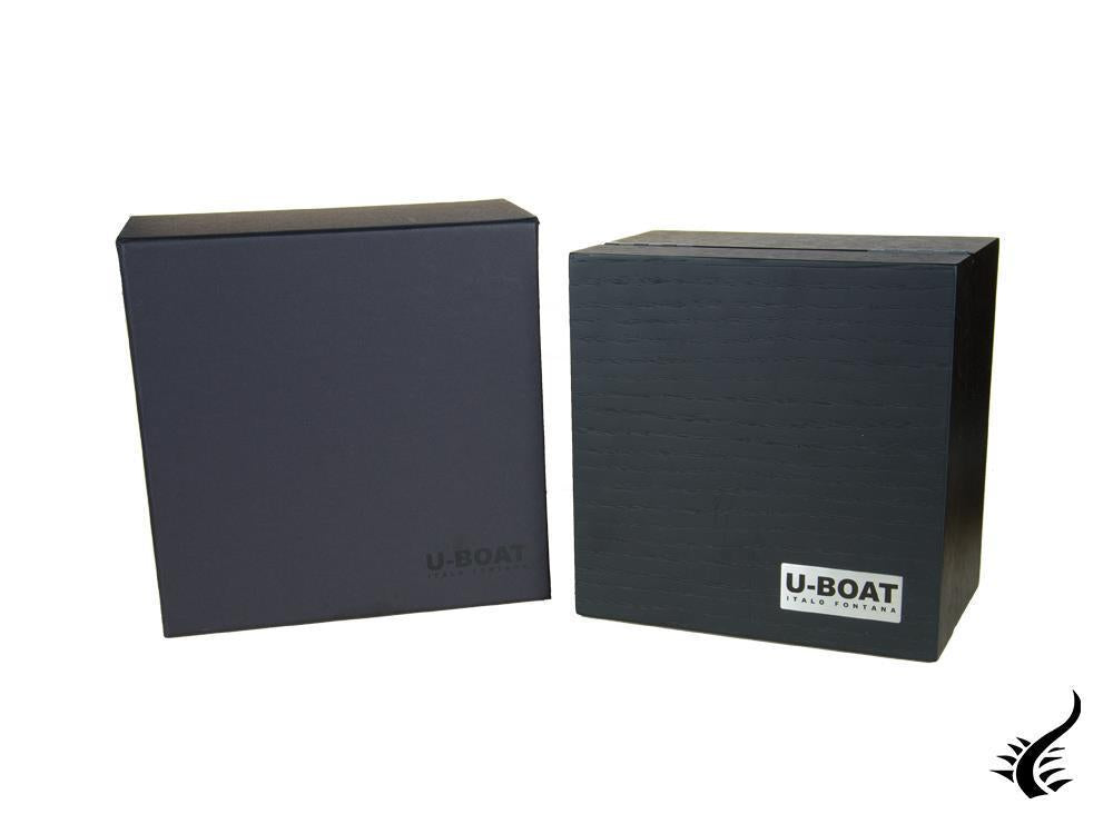 Reloj Automático U-Boat Classico, Acero Inoxidable 316L, IPB, Negro, 40mm, 6951