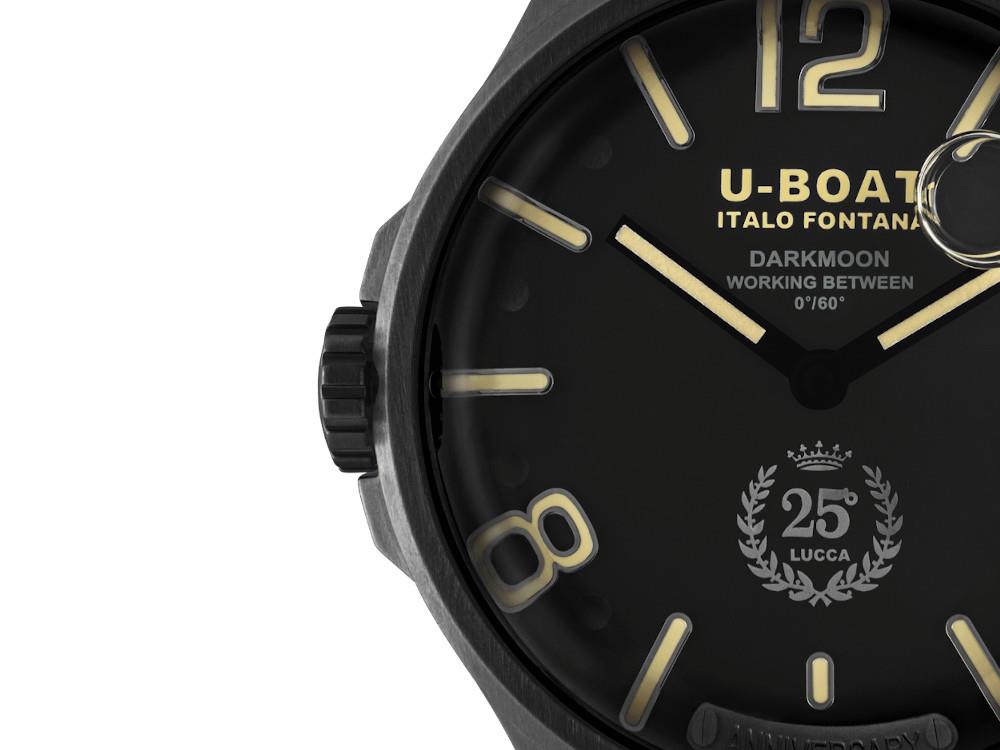 Reloj de Cuarzo U-Boat Capsoil Darkmoon 25.º PVD, Negro, Edición Limitada, 2026