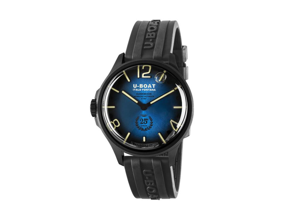 Reloj de Cuarzo U-Boat Capsoil Darkmoon 25° Blue Soleil PVD, Ed Limitada, 2028