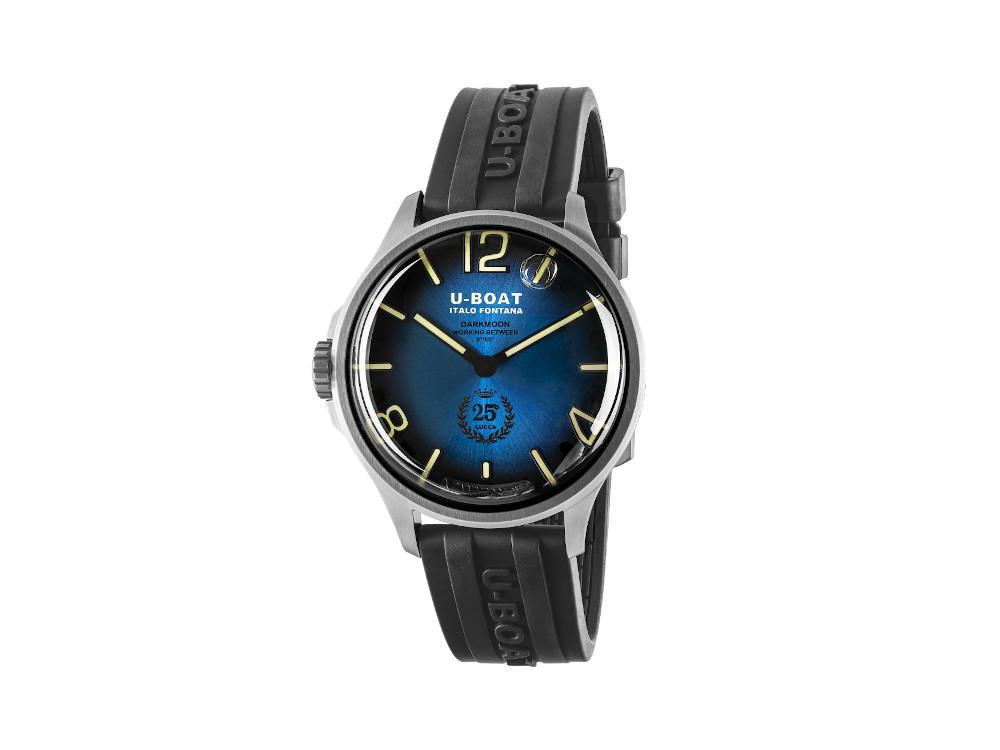 Reloj de Cuarzo U-Boat Capsoil Darkmoon 25° SS Blue Soleil, Ed Limitada, 2029