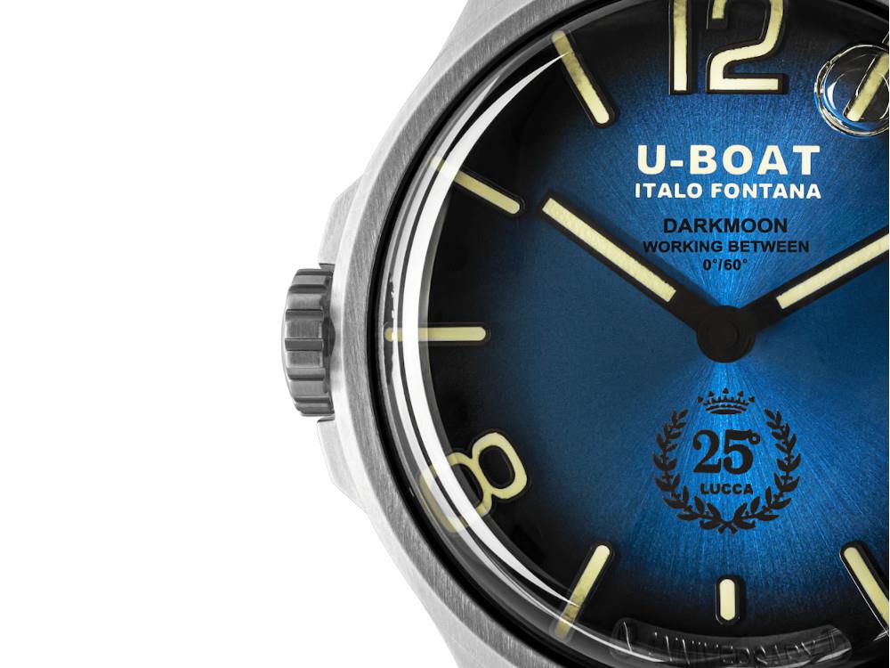 Reloj de Cuarzo U-Boat Capsoil Darkmoon 25° SS Blue Soleil, Ed Limitada, 2029