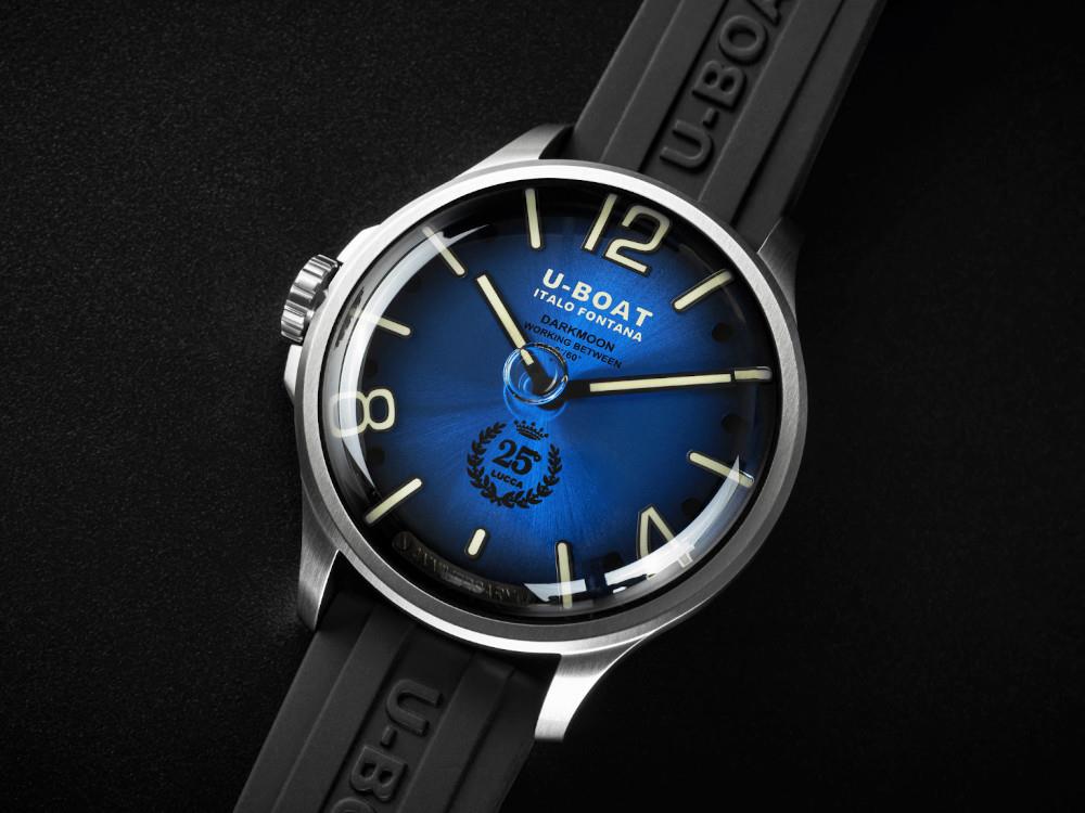 Reloj de Cuarzo U-Boat Capsoil Darkmoon 25° SS Blue Soleil, Ed Limitada, 2029
