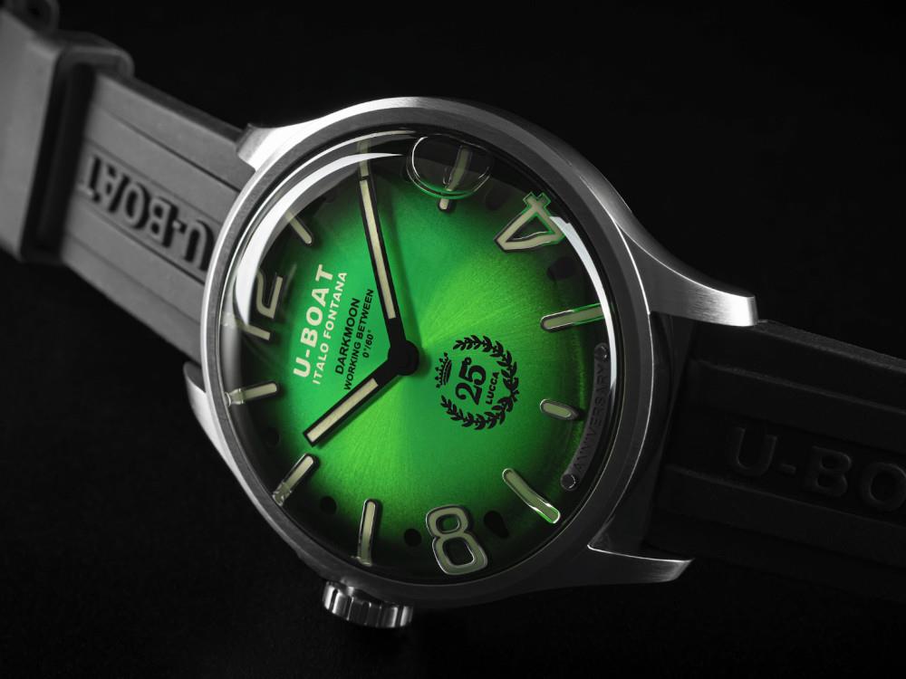 Reloj de Cuarzo U-Boat Capsoil Darkmoon 25° SS Green Soleil, Ed Limitada, 2031