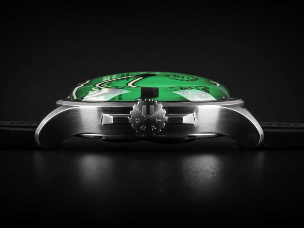 Reloj de Cuarzo U-Boat Capsoil Darkmoon 25° SS Green Soleil, Ed Limitada, 2031