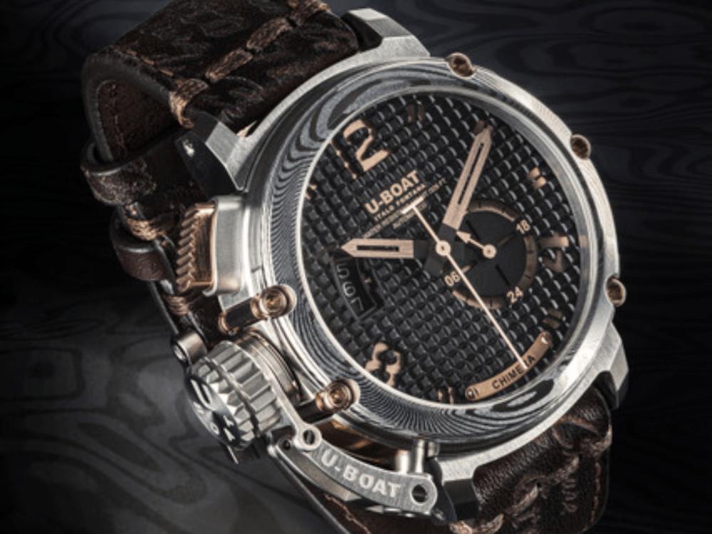 Reloj Automático U-Boat Chimera Damasco Bronze, 46 mm, Edición Limitada, 3006