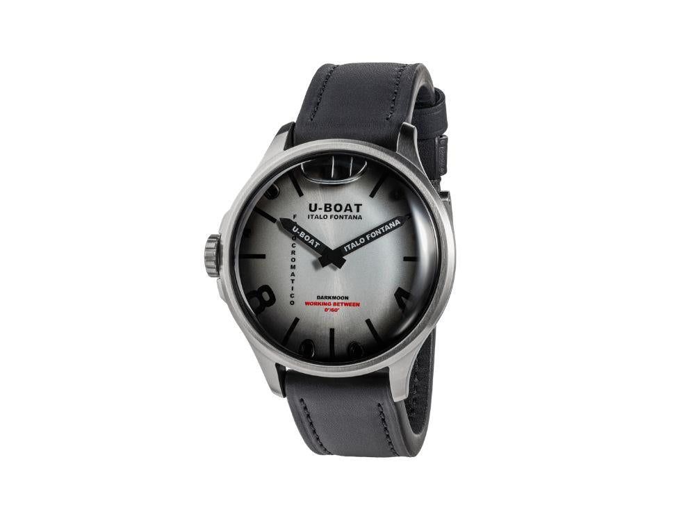 Reloj de Cuarzo U-Boat Capsoil Darkmoon Kama SS, 46.5 mm, Gris, 3338
