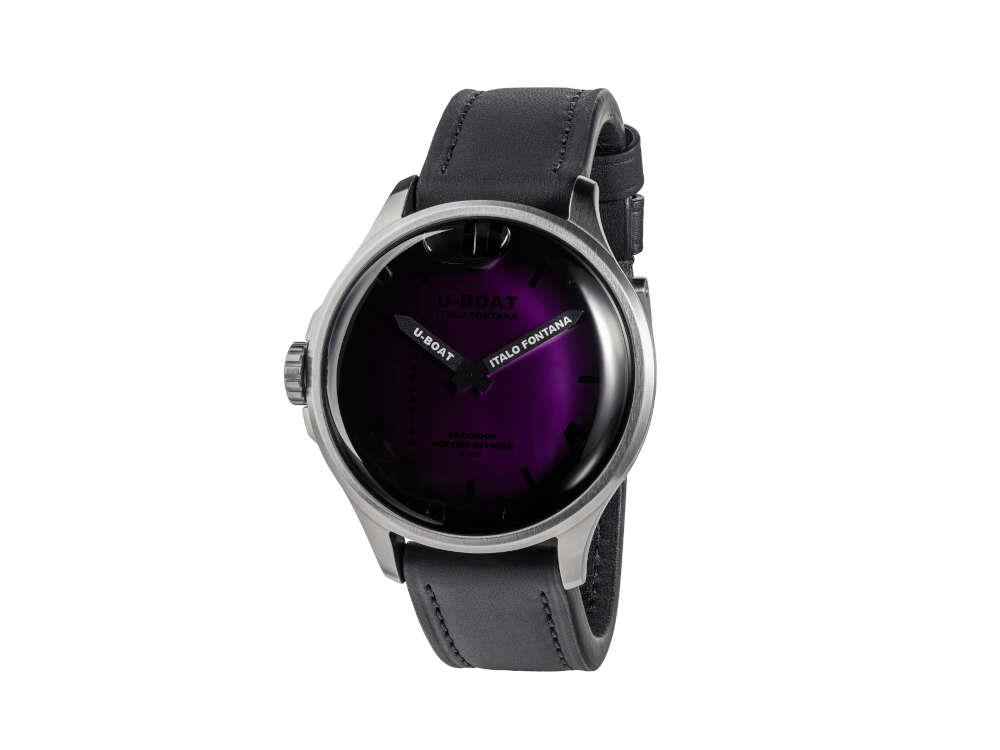Reloj de Cuarzo U-Boat Capsoil Darkmoon Kama SS, 46.5 mm, Gris, 3338