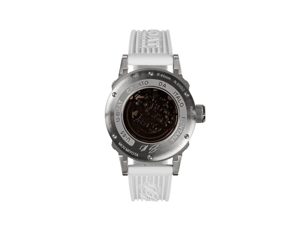 Reloj Automático U-Boat U-65, Acero Inoxidable 316L, 44 mm, Blanco, 3346